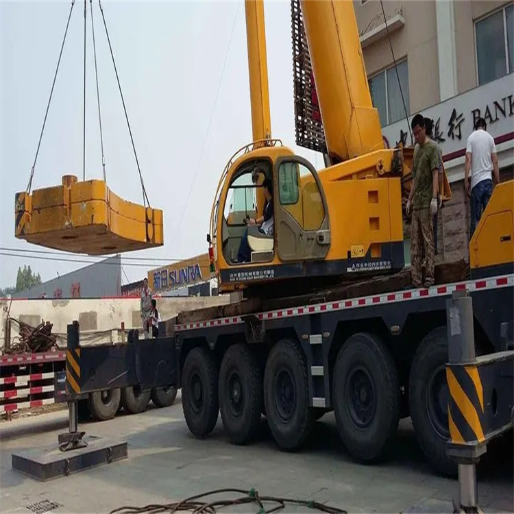 抱罗镇当地吊车出租|机器吊装|75吨|工厂搬迁服务